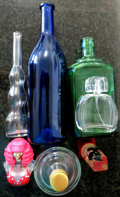 A Modicum of Diverse Bottles in a Variety of Colours (Sold as a Unit - [7 X]
