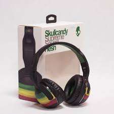 SKULL CANDY HESH 2 RASTA Headphones + MINI MP3 PLAYER + 16GB MICRO SD CARD