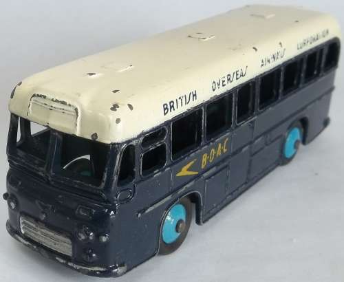 Dinky #283 Single Decker BOAC Bus 1956 Vintage Die Cast Made in England