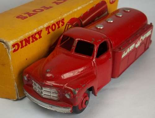 Dinky #442 Esso Petrol Tanker Boxed 1954 Model Made in England Vintage Die Cast