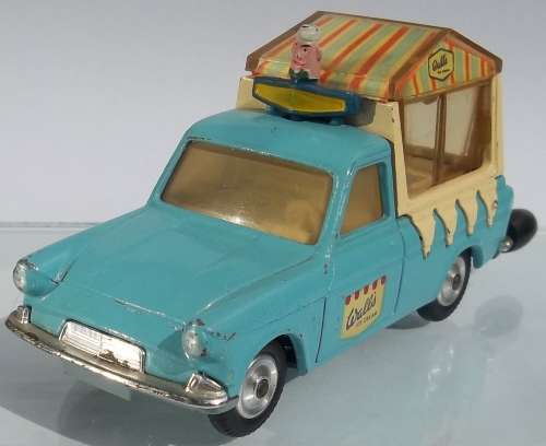 Corgi #474 Ford Anglia Wall's Ice Cream van 1966 vintage rare Model