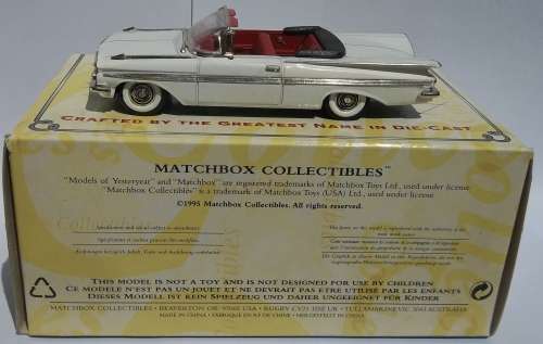 BOXED Matchbox Dinky Collectibles OLDIES BUT GOODIES - 1959 Chevrolet Impala (DYG09-M) 1:43 Scale