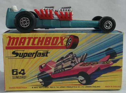 MATCHBOX Lesney Superfast #64 Slingshot Made in England 1971 Vintage BOXED
