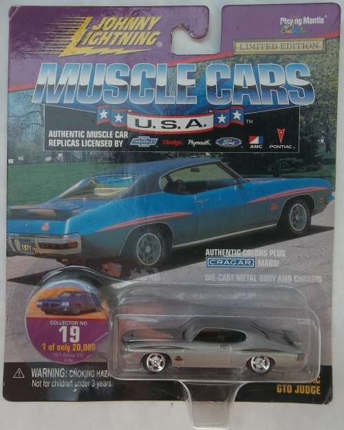 Johnny Lightning 1971 Pontiac GTO Judge 1998 Limited to 20 000 made Similar to Matchbox 1/64 Scale