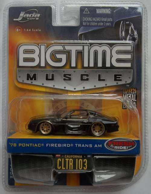 Jada Toys Big Time Muscle 1978 Pontiac Firebird Trans Am Boxed 2007 Similar to Matchbox