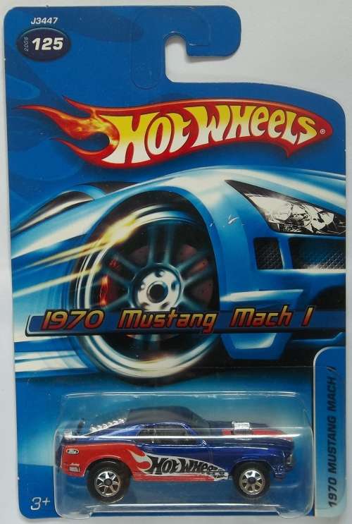 Hot Wheels 1970 Ford Mustang Mach 1 from 2006 Matchbox Scale Model Car Die Cast HOTWHEELS