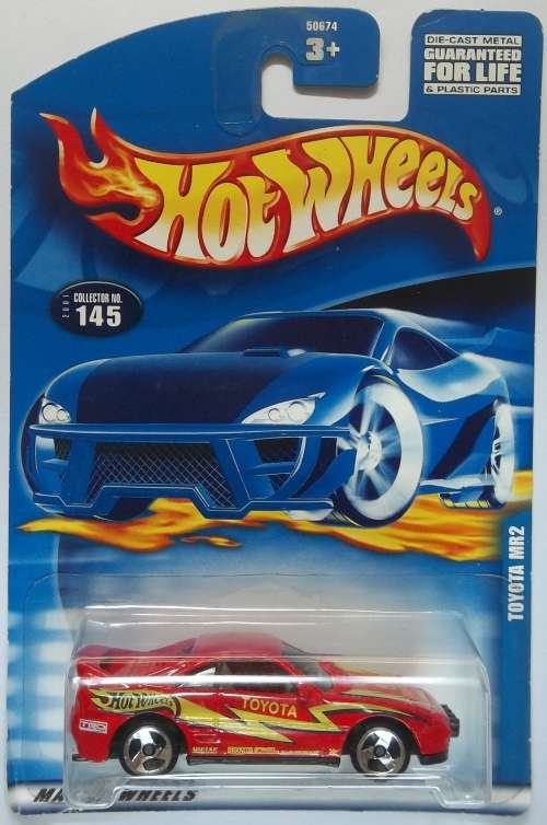 Hot Wheels Toyota MR2 Made in 2001 Racing HOTWHEELS - Matchbox Scale Model Car