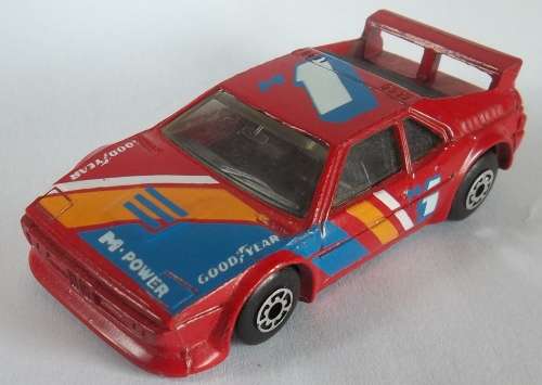 Matchbox Lesney BMW M1  Made in 1983 Model Car - Vintage Die Cast