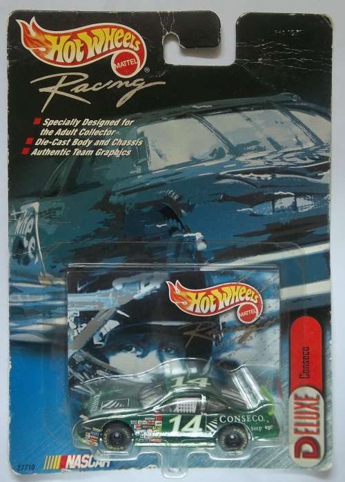 Hot Wheels RACING Pontiac NASCAR Made in 1998 - Rubber Tyres Metal Base - Matchbox Scale