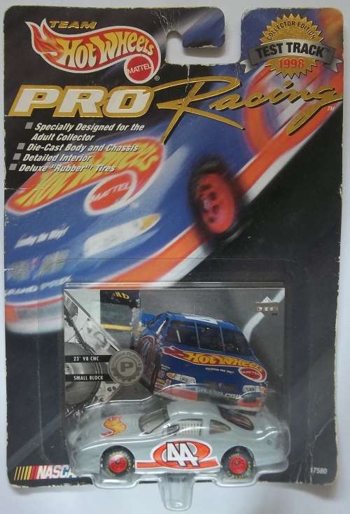 Hot Wheels RACING Pontiac NASCAR Made in 1998 - Rubber Tyres Metal Base - Matchbox Scale