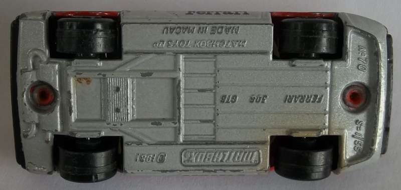 MATCHBOX Superfast Ferrari 308 GTS Made in Macau 1981 MODEL Car