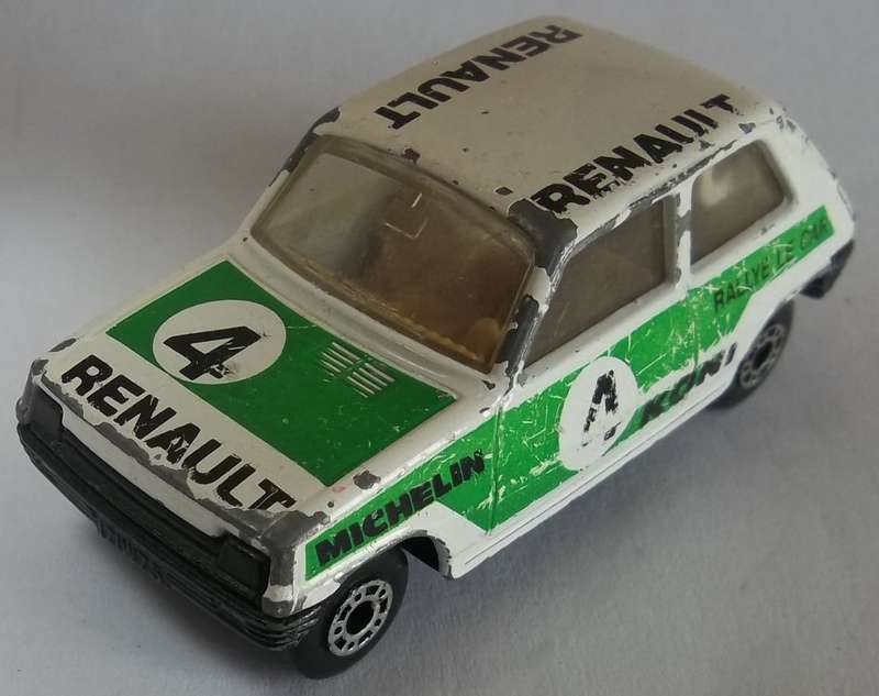 MATCHBOX Lesney Superfast #21 Renault 5TL 1978 Made in England Vintage MODEL RARE RALLY VERSION