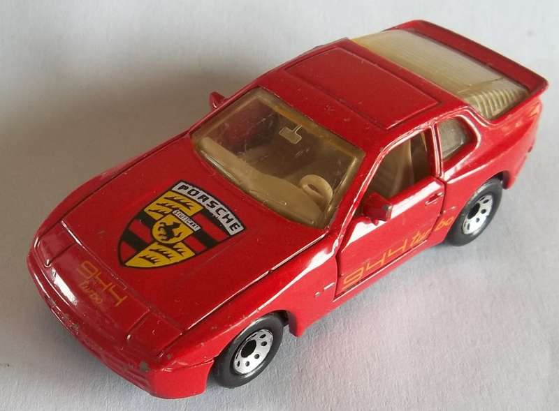 Matchbox Porsche 944 Turbo Made in Thailand Vintage 1986 Mint Model Opening Doors