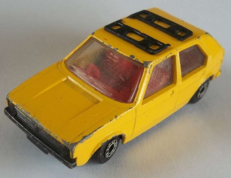 Matchbox Lesney SUPERFAST #7 VW Volkswagen Golf RARE YELLOW VARIATION - 1970's England