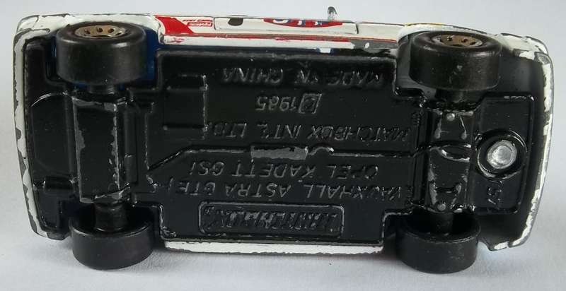 MATCHBOX Lesney Superfast Opel Kadett GSi Made in 1985 Vintage Track car Model Car