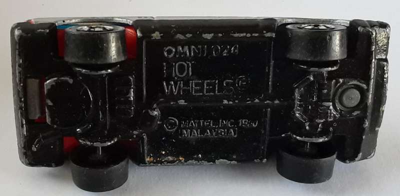 Hot Wheels Omni 024 Matchbox Scale Model Car Made in 1980 Vinage Model HOTWHEELS