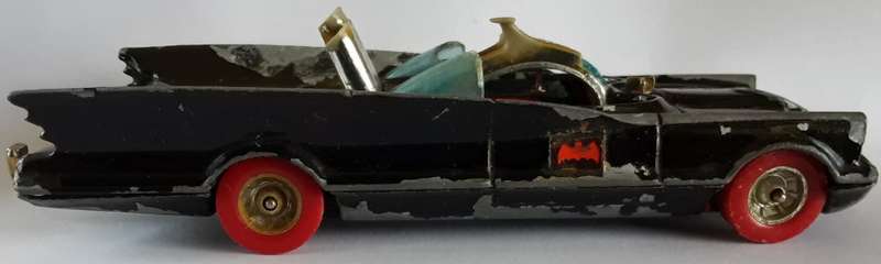 Corgi BATMOBILE (Red Wheels Variation) Made in England 1970's Model Vintage Die Cast CORGI BATMAN