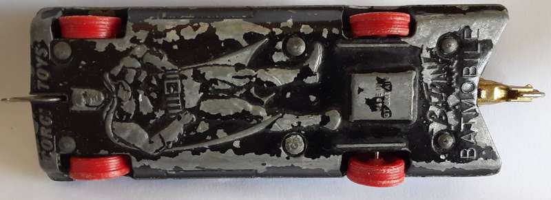 Corgi BATMOBILE (Red Wheels Variation) Made in England 1970's Model Vintage Die Cast CORGI BATMAN