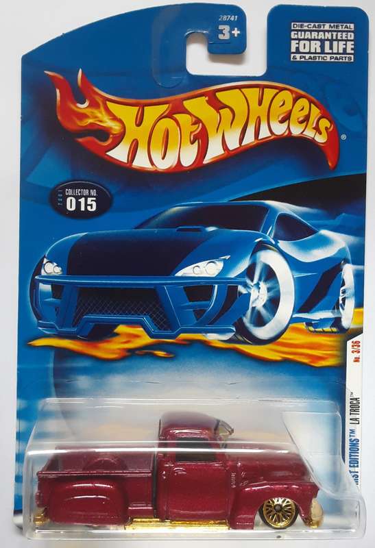 Hot Wheels FIRST EDITIONS La Troca Bakkie Made in 2001 HOTWHEELS - Matchox Scale