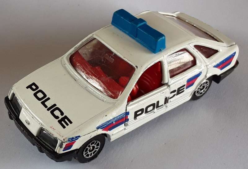 Corgi Ford Sierra Police Car Made in England 1980s VINTAGE Model Car