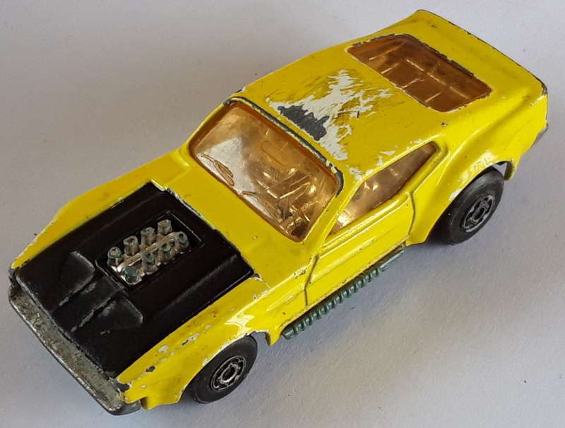 MATCHBOX Lesney Superfast #44 Ford Mustang BOSS Made in England 1972 Vintage Model