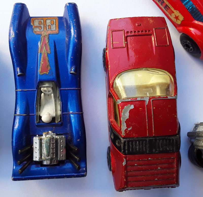 MATCHBOX & Corgi Juniors Lot of 18 ALL made in England Vintage Model Cars