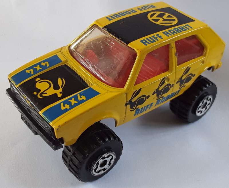 Matchbox Lesney Volkswagen Golf 4X4 Rabbit Made in 1982 Vintage Die Cast Model