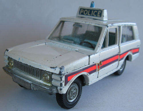 DINKY Range Rover Police Vehicle - Made in England vintage 1970's Model Die Cast Opening doors etc.