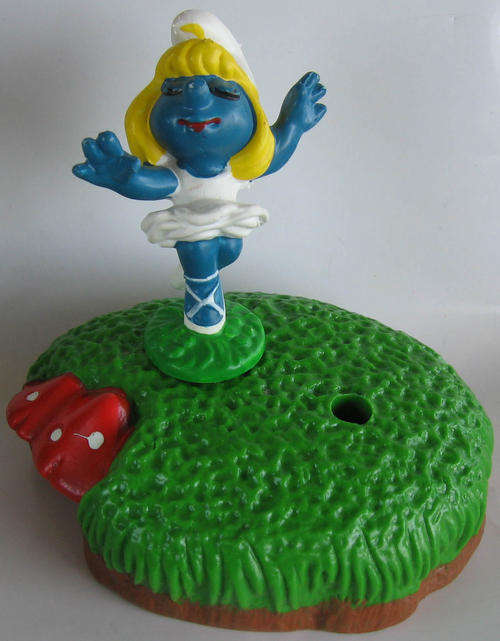 SMURFETTE BALLERINA SMURF SMURFS 1981 - Peyo Schleich vintage collectable toy FIGURE