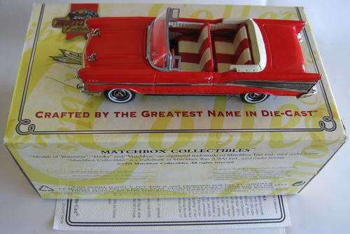 Matchbox Collectibles 1957 Chevrolet Bel Air CONVERTIBLE DYG027/SB-M BOXED