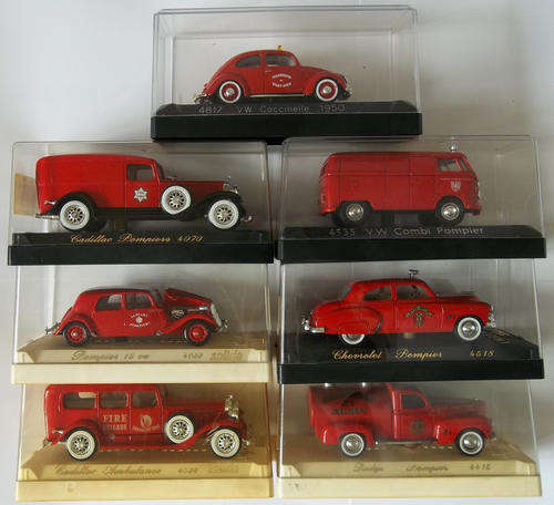 Solido VW VOLKSWAGEN COMBI 1:43 Scale FIRE ENGINE Boxed 7 MODELS Collection