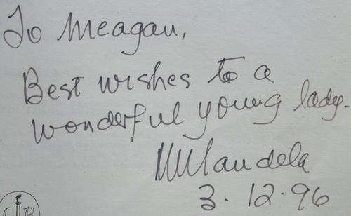 Nelson Mandela AUTHENTIC  Hand Signed Book AUTOGRAPH LONG WALK TO FREEDOM SIGNATURE MADIBA 1996 BOOK