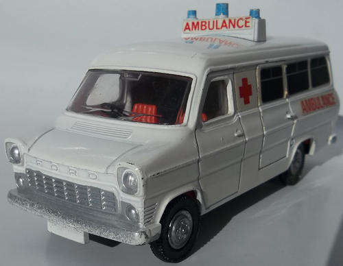 Dinky Ford Transit Van AMBULANCE VINTAGE 1970s Model made in England