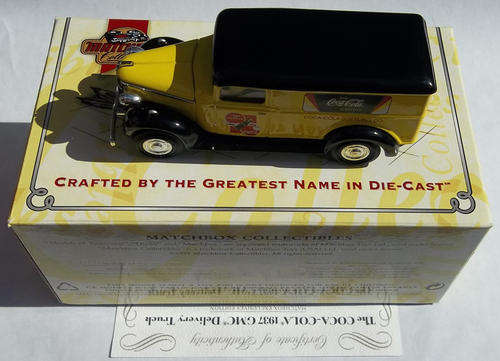 BOXED Matchbox Dinky Collectibles Coca Cola Brand 1937 GMC DELIVERY TRUCK YYM92014 COKE