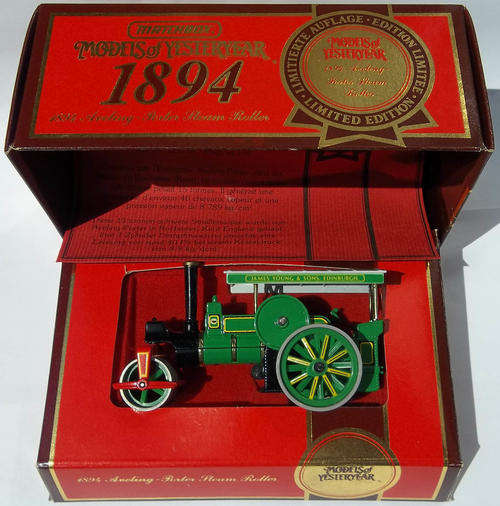 BOXED MATCHBOX Lesney Models Of Yesteryear Y-21 1894 Aveling-Porter Steam Roller LIMITED EDITION