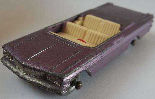 MATCHBOX Lesney 1-75 Series Regular Wheels #39 Pontiac Convertible 1959 Made in England Car