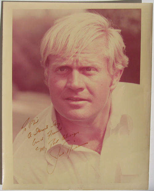 JACK NICKLAUS GOLF SIGNED AUTOGRAPH VINTAGE SIGNATURE (18 MAJORS)