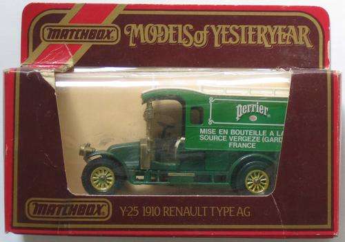 MATCHBOX Lesney Models Of Yesteryear  Y-25 1910 Renault Type AG 1984 BOXED ENGLAND