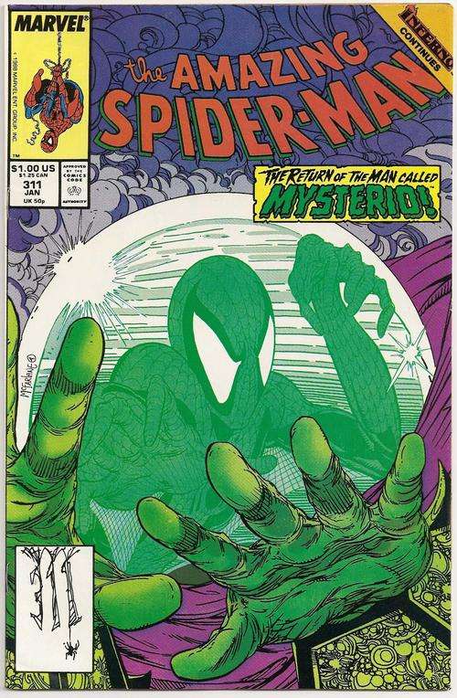 THE AMAZING SPIDERMAN COMIC #311 1988 (RETURN OF MYSTERIO) Marvel Comics Spider Man