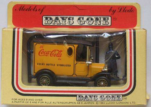 Lledo Models Of Days Gone Model T Ford (COCA COLA COKE) ADVERTISING MODEL MADE IN ENGLAND