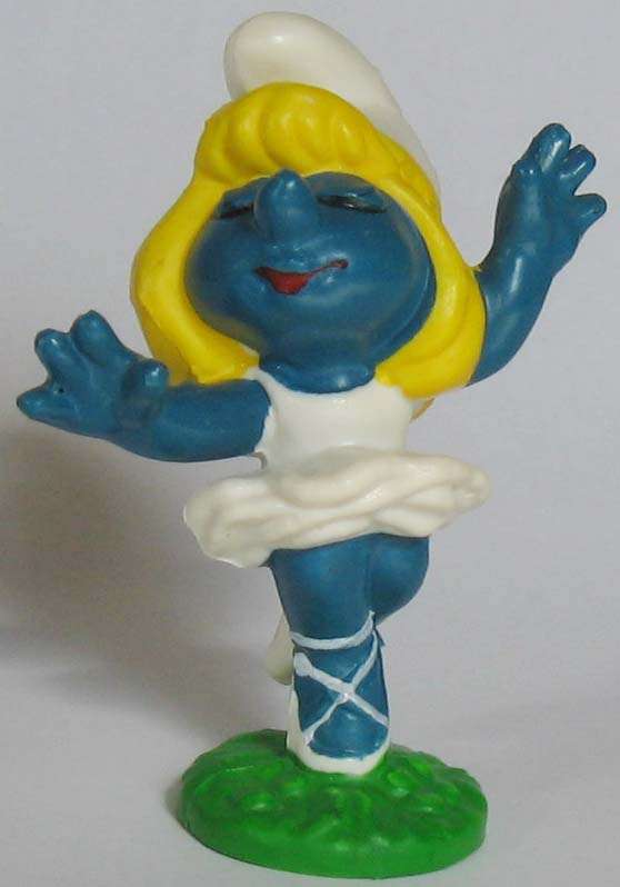 Ballerina SMURF !!!!!!!!!!!!! Smurfs Peyo Schleich Vinatge 1978 Figure (More on Auction)