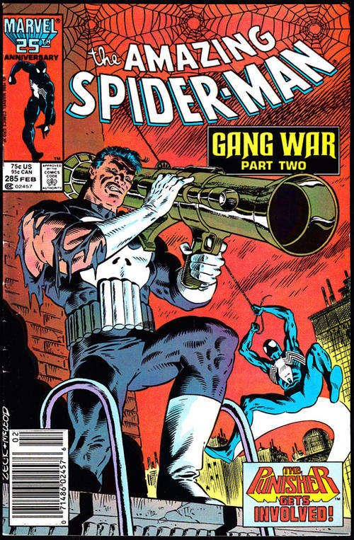 #285 THE AMAZING Spiderman PUNISHER APPEARANCE - 1986 VINTAGE COMIC - COMICS - MARVEL