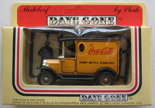 Lledo Models Of Days Gone Model T Ford (COCA COLA COKE) ADVERTISING MODEL MADE IN ENGLAND