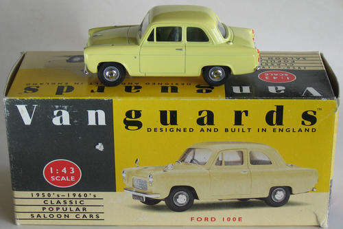 Vanguards 1950's - 1960's Classic Popular Saloon Cars Ford 100E - BOXED 1/43 SCALE MODEL