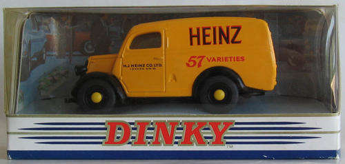 Dinky DY-4 1950 Ford E83W 10 CWT Van ( HEINZ ADVERTISING MODEL ) 1988 DINKY