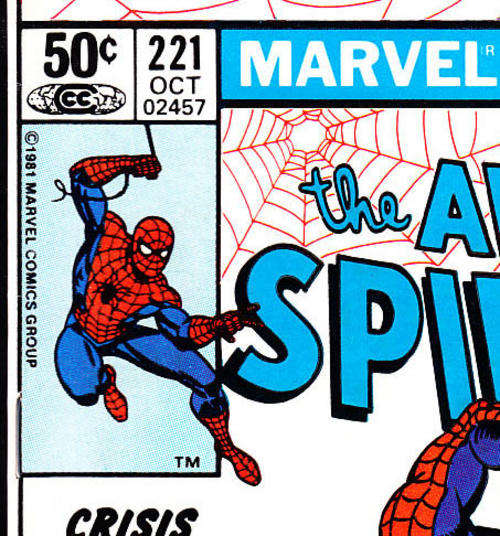 THE AMAZING SPIDERMAN  #221 -  1981 - Spider Man - MARVEL COMIC COMICS