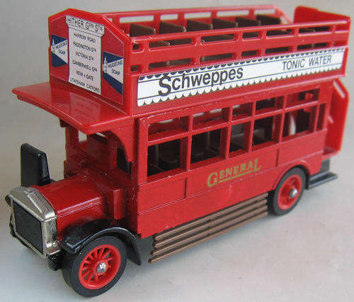 BOXED MATCHBOX Lesney Models Of Yesteryear Y-23 1922 AEC 'S' Type Omnibus SCHWEPPES