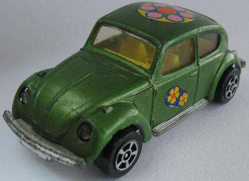 CORGI Juniors Whizzwheels Volkswagen Beetle 1300 - VW BUG - 1970 - MADE IN ENGLAND