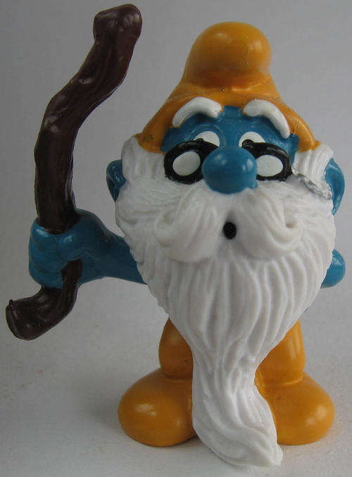 GREAT GRANDFATHER SMURF SMURFS -  Peyo Schleich vintage collectable toy FIGURE