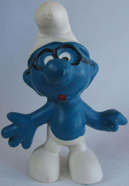 SPECTACLES SMURF 1969 SMURFS - Peyo Schleich vintage collectable toy FIGURE